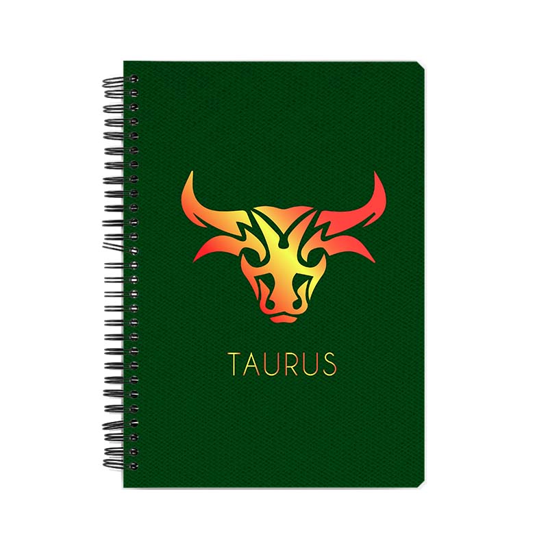 Zodiac Sign-TAURUS Printed Notebook Zodiac Sign-TAURUS Printed Notebook - Image 1