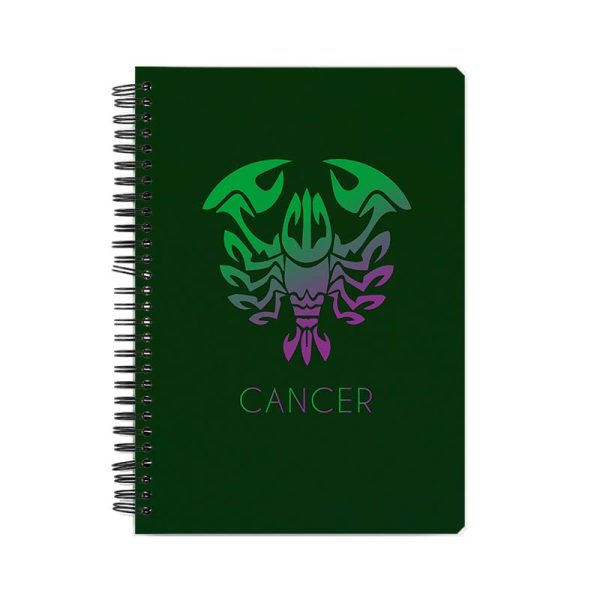Zodiac Sign-CANCER Printed Notebook