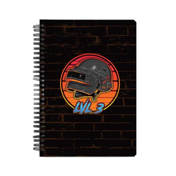 Level 3 Helmet Printed Notebook