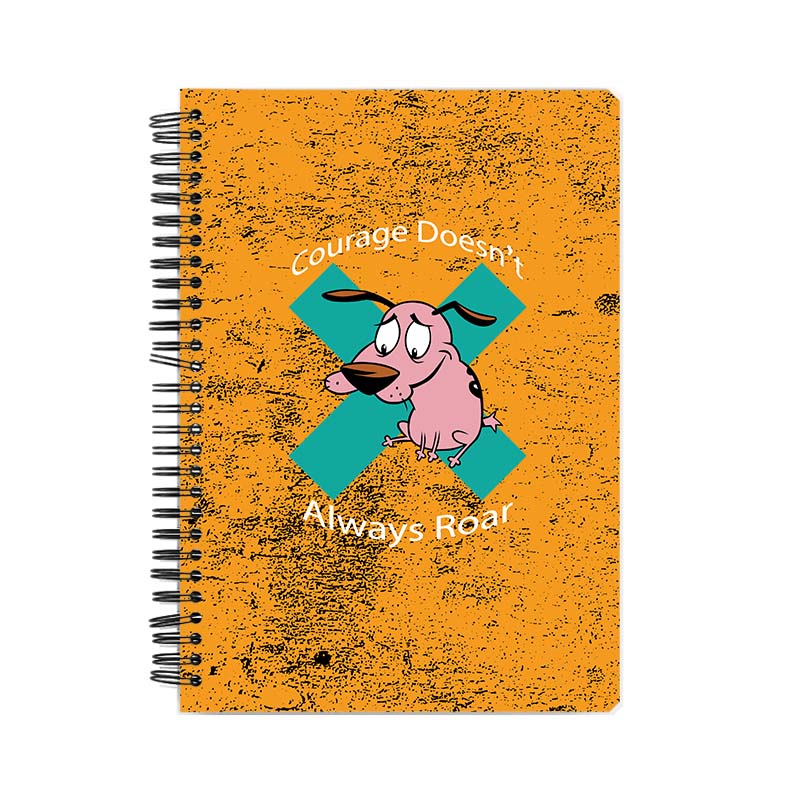 Courage Doesn't Always Roar Printed Notebook Courage Doesn't Always Roar Printed Notebook - Image 1
