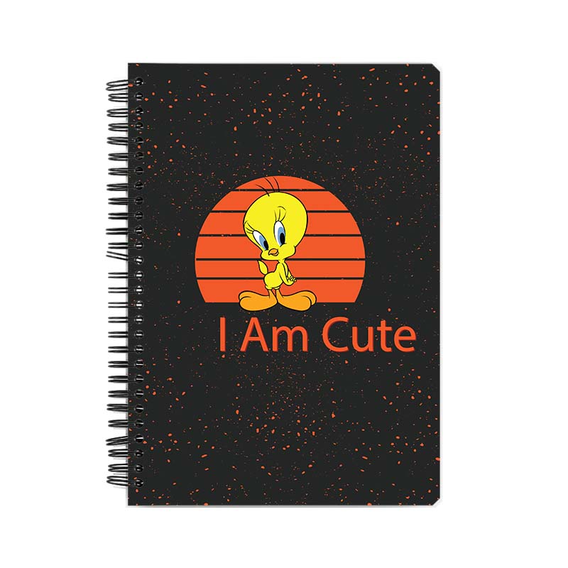 Tweety-I am Cute Printed Notebook Tweety-I am Cute Printed Notebook - Image 1