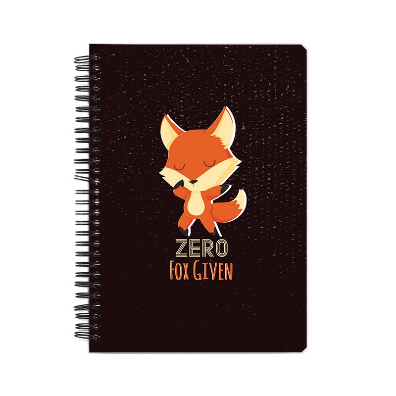 Zero Fox Given Printed Notebook Zero Fox Given Printed Notebook - Image 1
