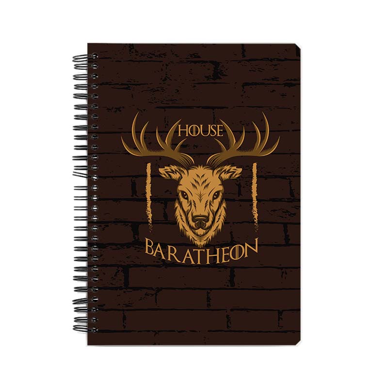 House Baratheon Printed Notebook House Baratheon Printed Notebook - Image 1