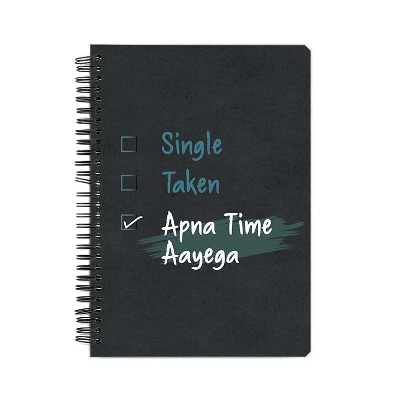 Apna Time Aayega Printed Notebook Apna Time Aayega Printed Notebook - Image 1