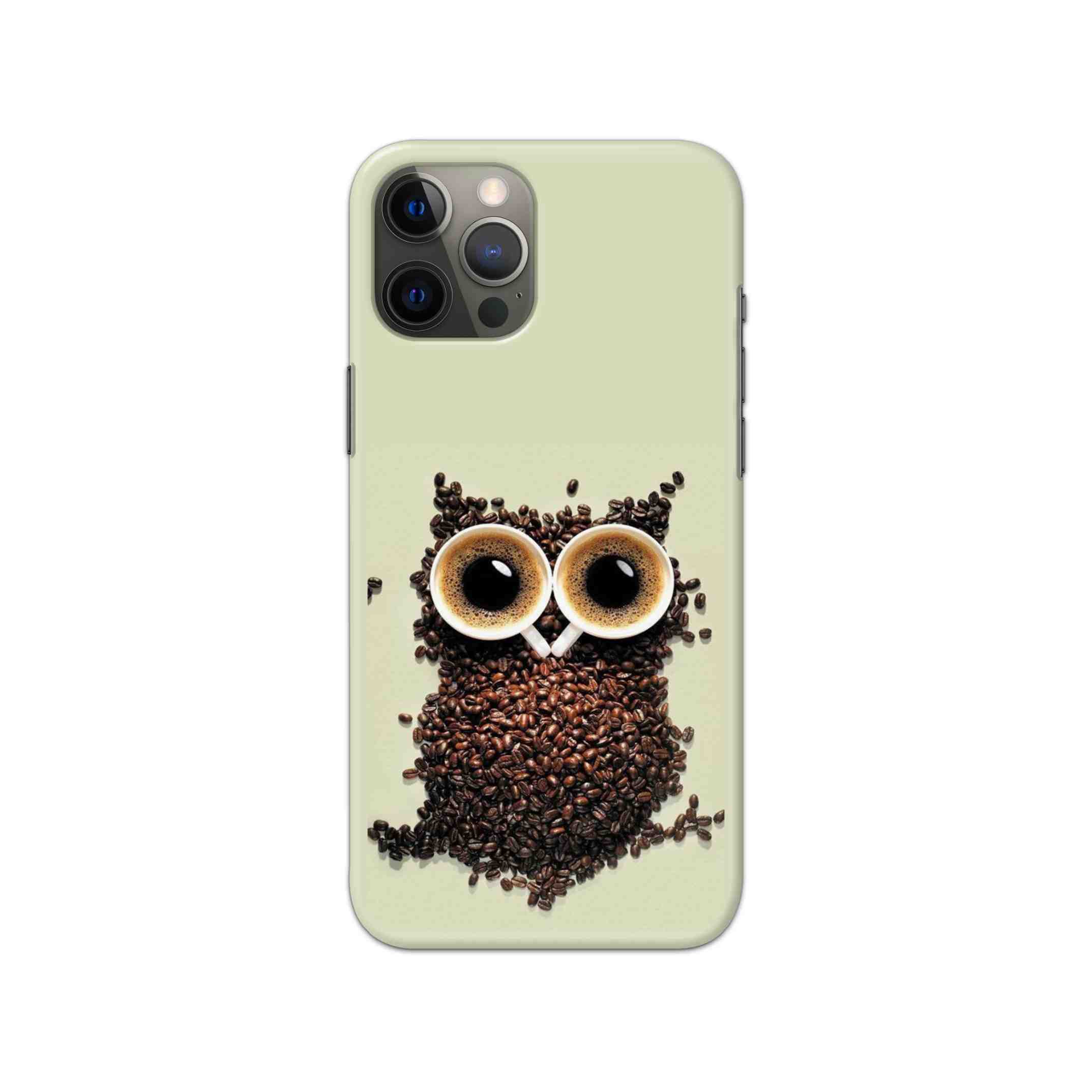 Coffee With Owl Printed Slim Hard Phone Case Coffee With Owl Printed Slim Hard Phone Case - Image 1