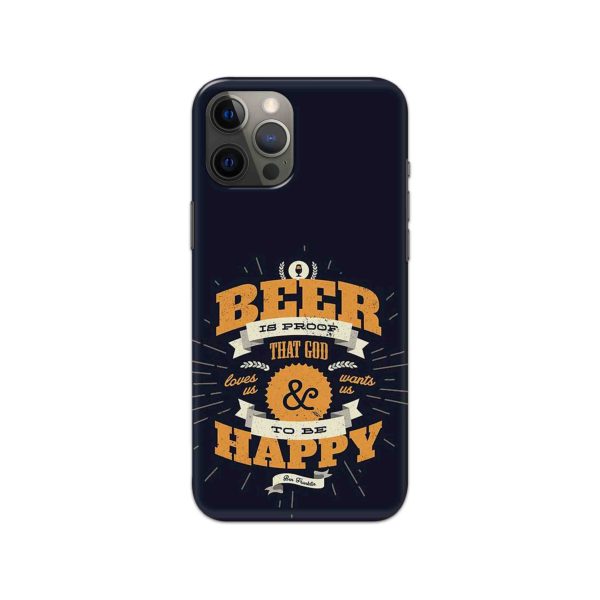 Typography - Beer Printed Slim Hard Phone Case