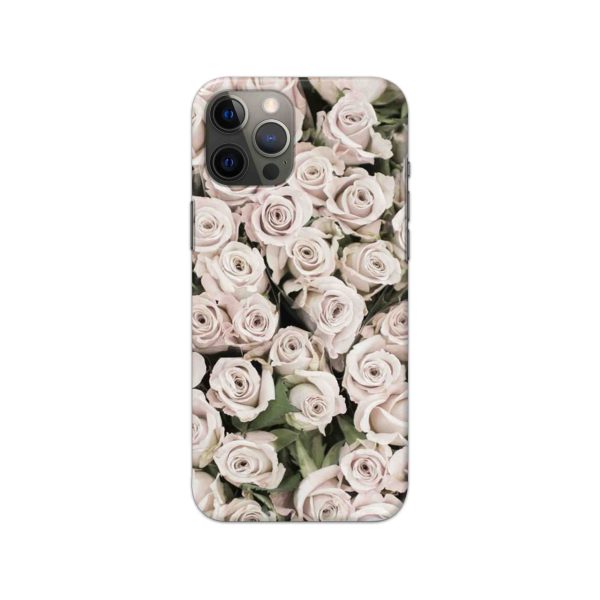 White Roses Printed Slim Hard Phone Case