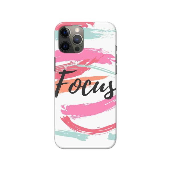 Focus on Your Goals Oil Painted Slim Hard Phone Case