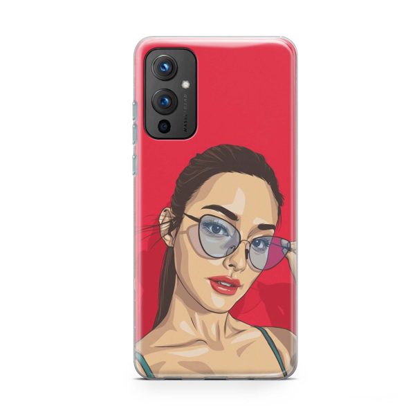 Girl With Specs  Soft Phone Case