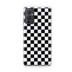 Black and White Checks  Soft Phone Case