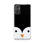 Cute Penguin Face  Soft Phone Case