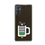 Coffee Battery Meter Printed Soft Phone Case