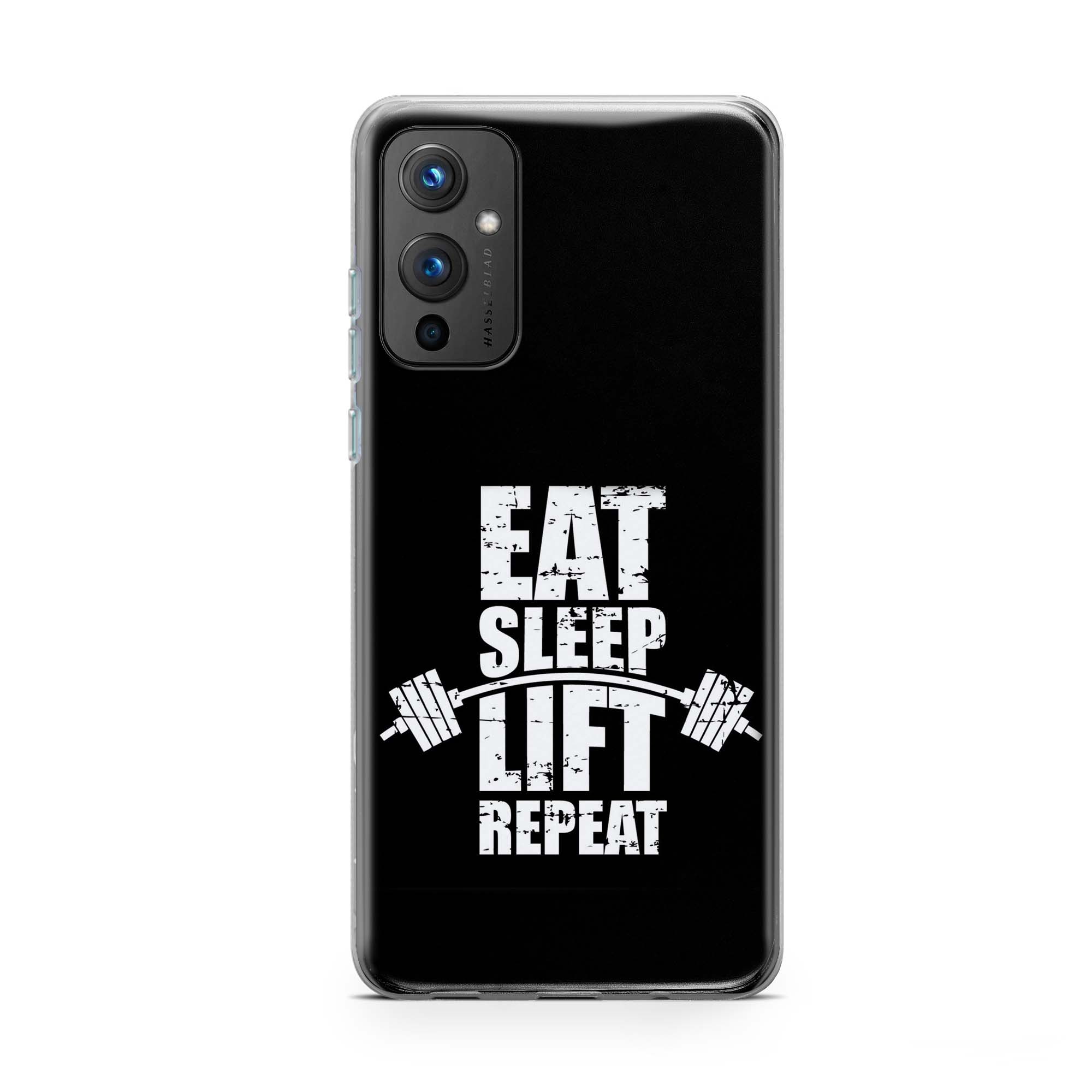 Eat Sleep Lift Repeat Printed Soft Phone Case Eat Sleep Lift Repeat Printed Soft Phone Case - Image 1