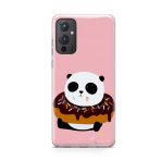 Panda Donut Printed Soft Phone Case