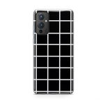 Black And White Checks Printed Soft Phone Case