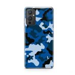 Camouflage Blue Printed Soft Phone Case