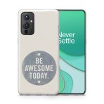 Typography - Be Awesome Today Printed Soft Phone Case - Image 3