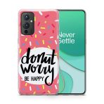 Typography- Don't Worry Printed Soft Phone Case - Image 3