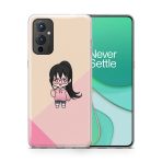 Cute Minimal Girl Soft Phone Case - Image 3