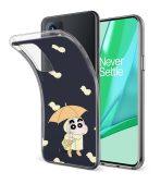 Shin Chan with Umbrella  Soft Phone Case - Image 2