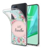 Typography - Just Breathe Printed Soft Phone Case - Image 2
