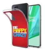 Typography - Be Happy  Printed Soft Phone Case - Image 2