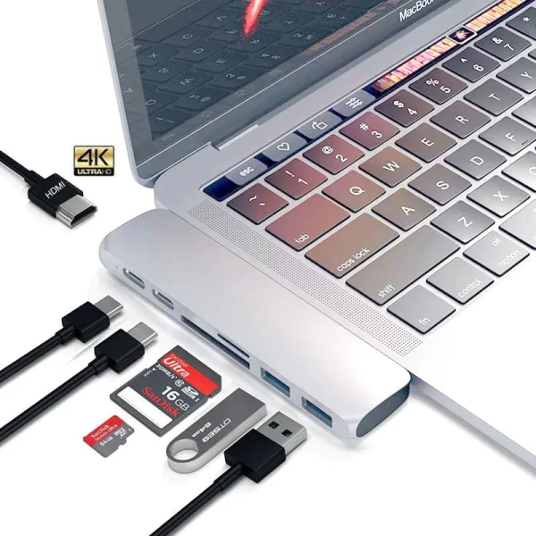 USB C Hub Multiport Adapter For MacBook