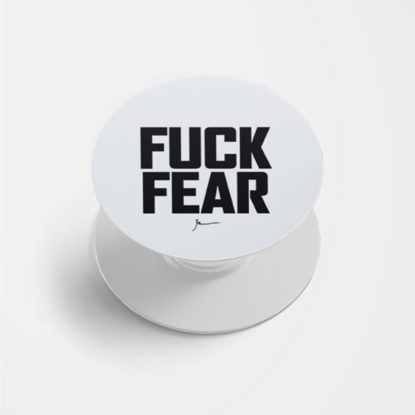 Fuck Fear Printed Phone Grip Holder & Stand