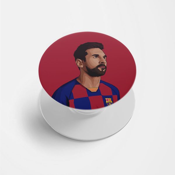 Lionel Messi Printed Phone Grip Holder & Stand
