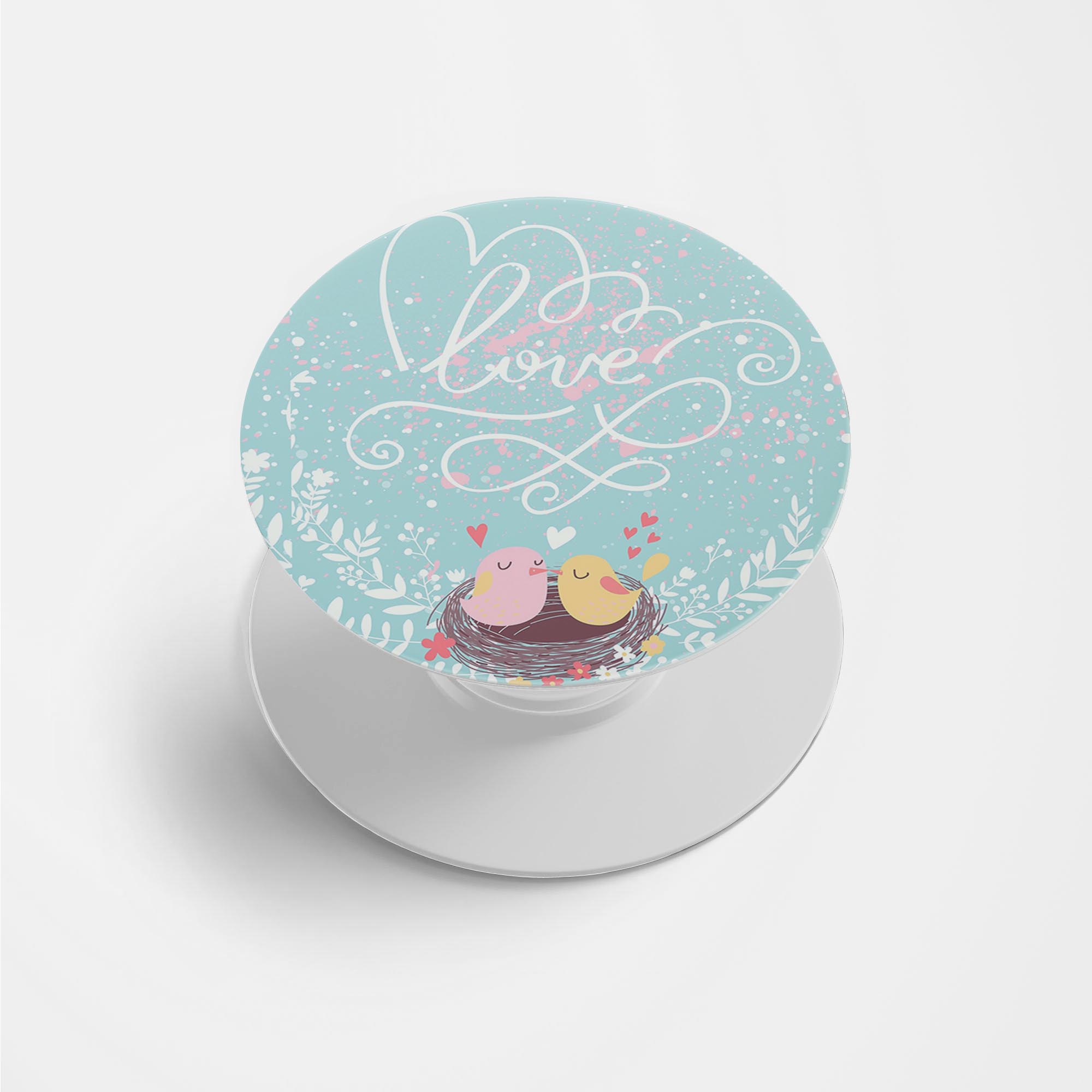 Love Printed Phone Grip Holder & Stand Love Printed Phone Grip Holder & Stand - Image 1