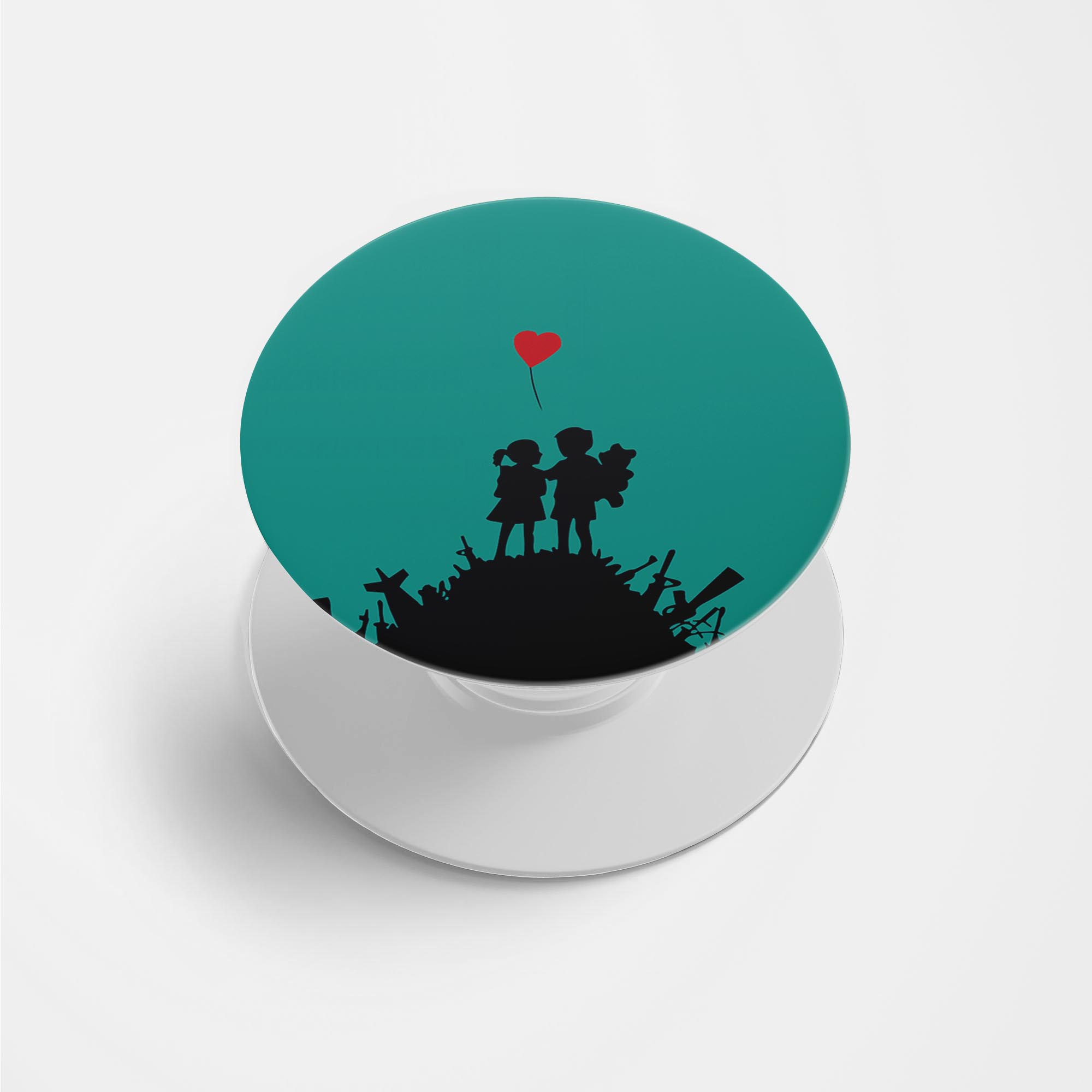 Love Printed Phone Grip Holder & Stand Love Printed Phone Grip Holder & Stand - Image 1