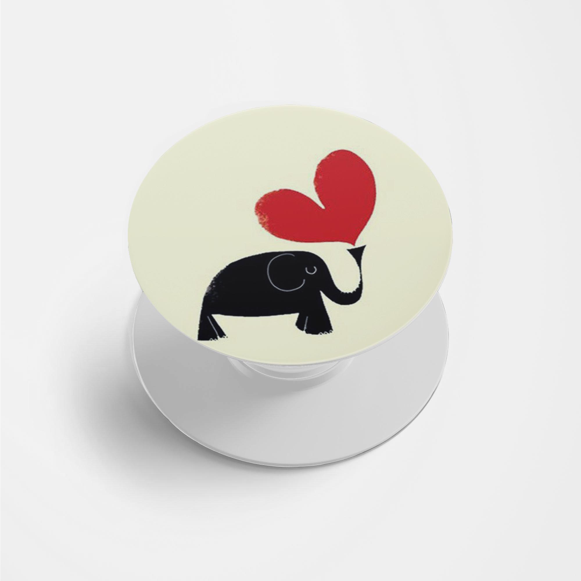 Love Printed Phone Grip Holder & Stand Love Printed Phone Grip Holder & Stand - Image 1