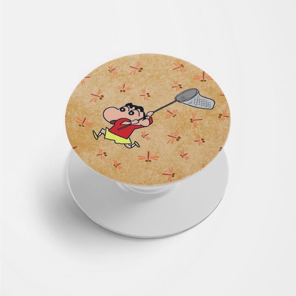 Shinchan Printed Phone Grip Holder & Stand