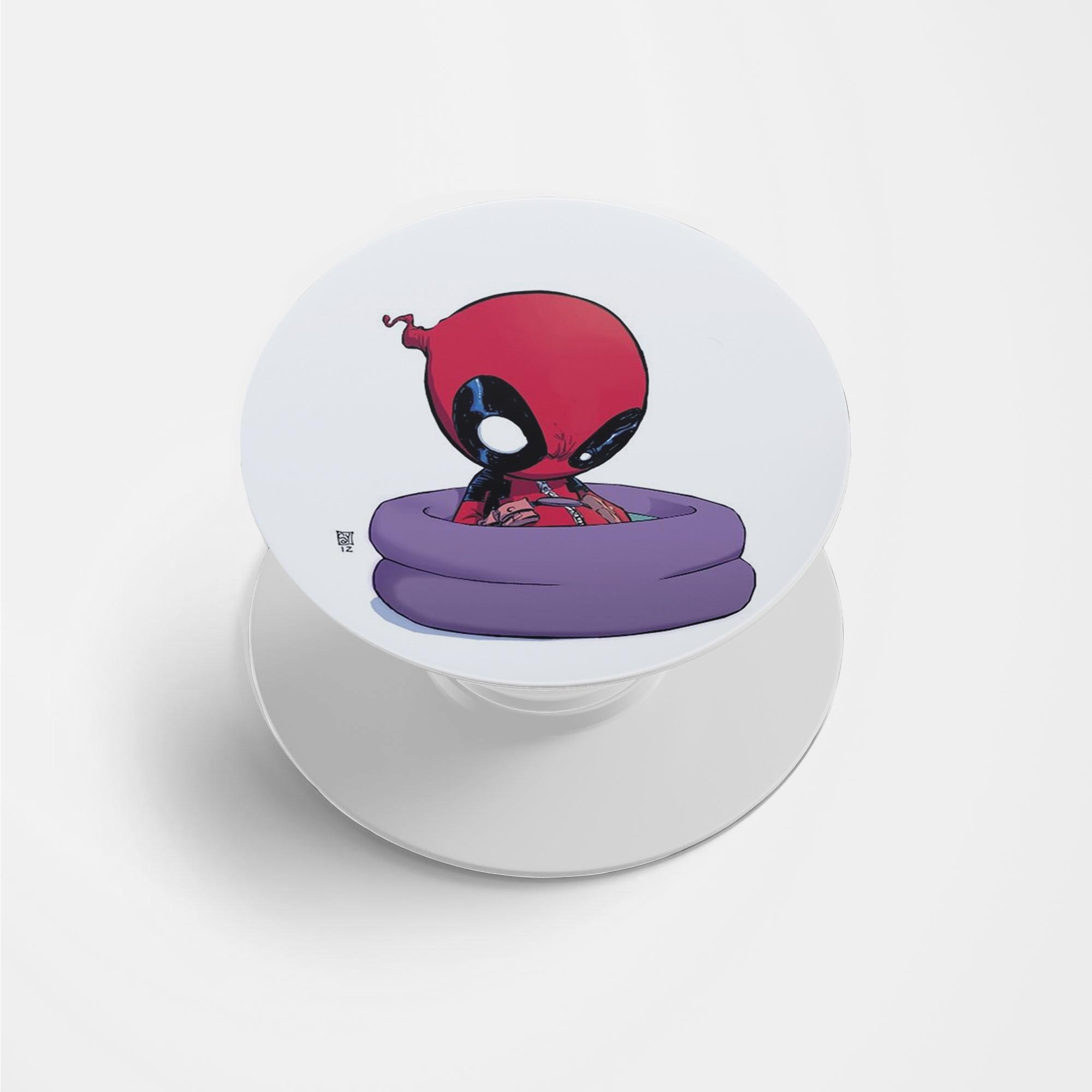 Deadpool - Animated Print Printed Phone Grip Holder & Stand Deadpool - Animated Print Printed Phone Grip Holder & Stand - Image 1