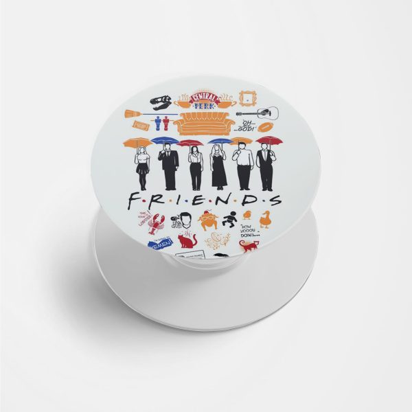 FRIENDS Printed Phone Grip Holder & Stand