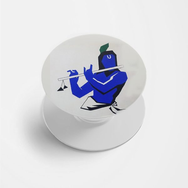 Lord Krishna Printed Phone Grip Holder & Stand