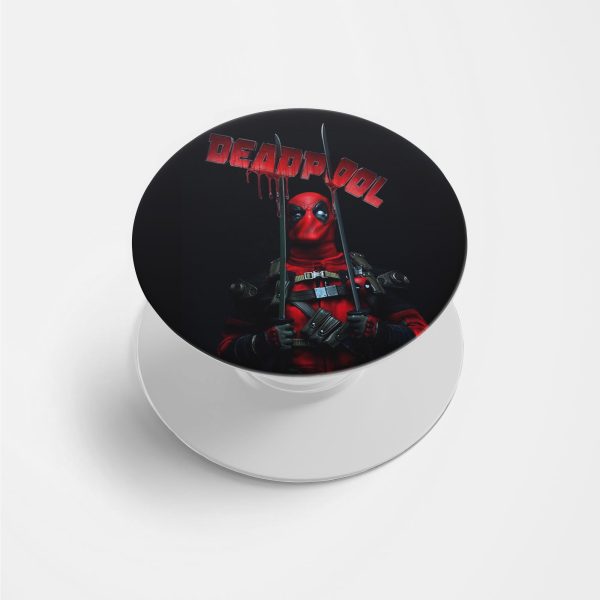 Deadpool Printed Phone Grip Holder & Stand