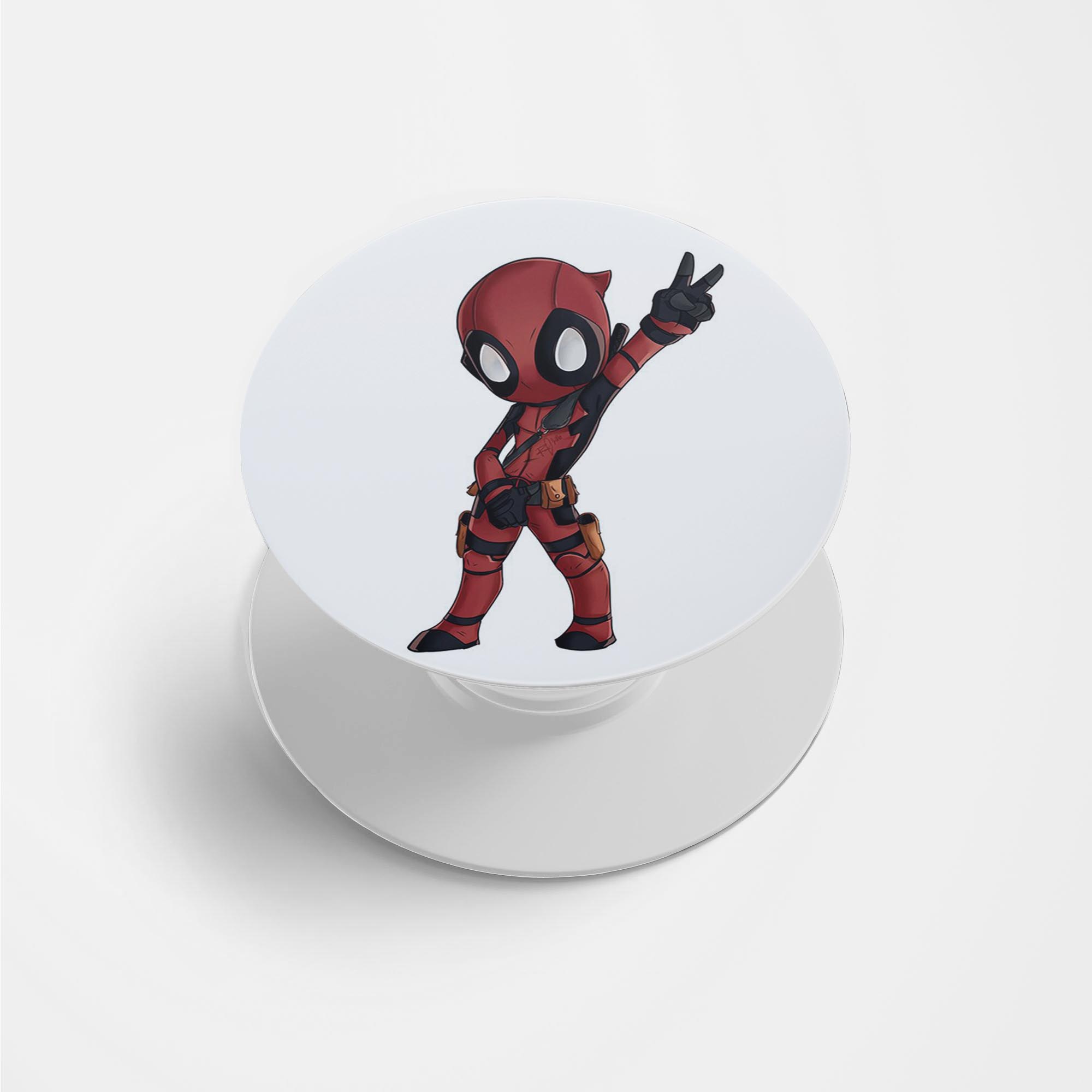Deadpool - Animated Print Printed Phone Grip Holder & Stand Deadpool - Animated Print Printed Phone Grip Holder & Stand - Image 1