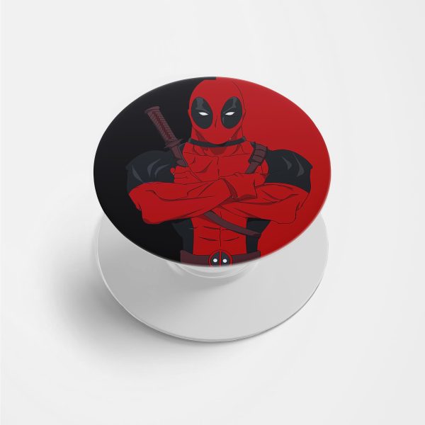 Deadpool Printed Phone Grip Holder & Stand
