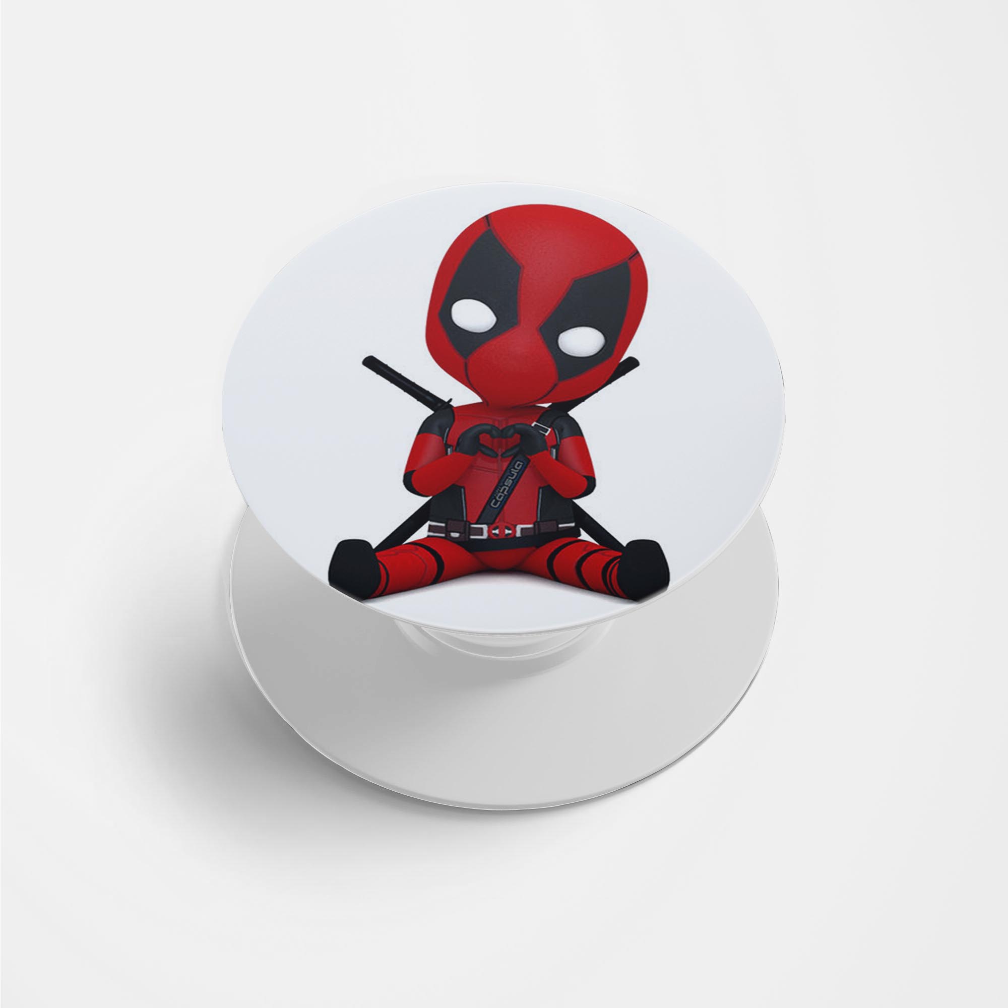 Deadpool - Animated Print Printed Phone Grip Holder & Stand Deadpool - Animated Print Printed Phone Grip Holder & Stand - Image 1