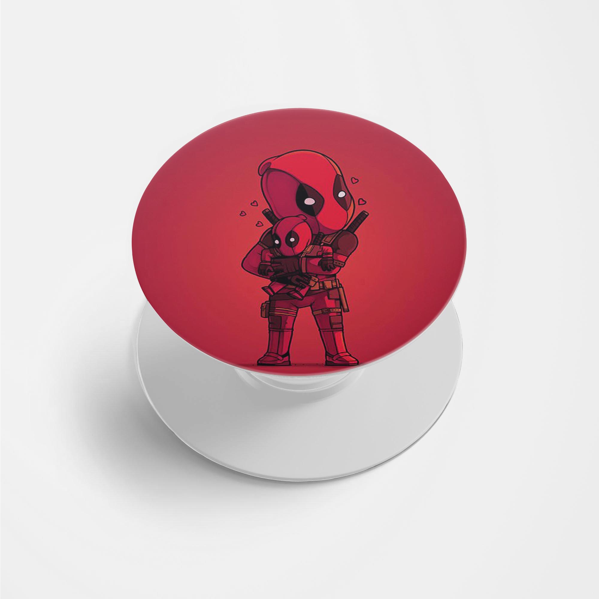 Deadpool - Animated Print Printed Phone Grip Holder & Stand Deadpool - Animated Print Printed Phone Grip Holder & Stand - Image 1