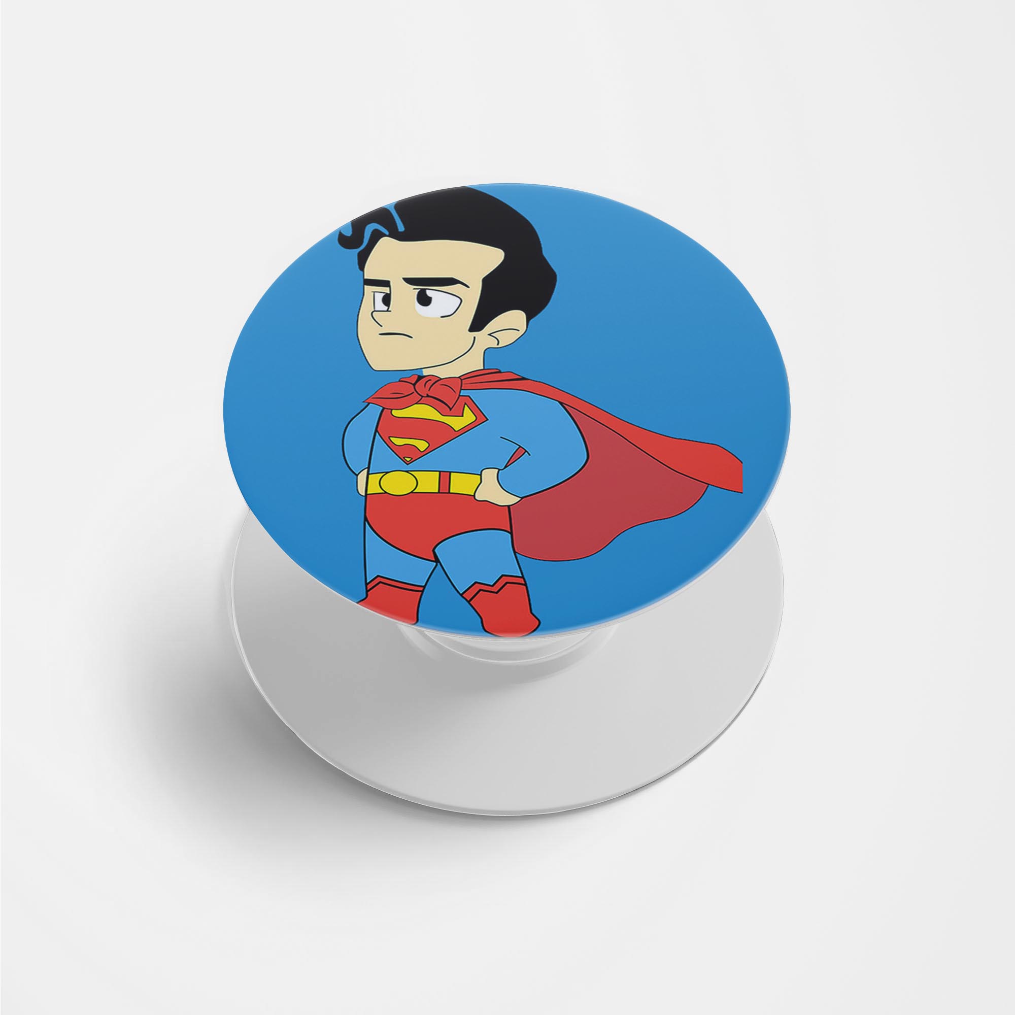 Superman - Animated Print Printed Phone Grip Holder & Stand Superman - Animated Print Printed Phone Grip Holder & Stand - Image 1