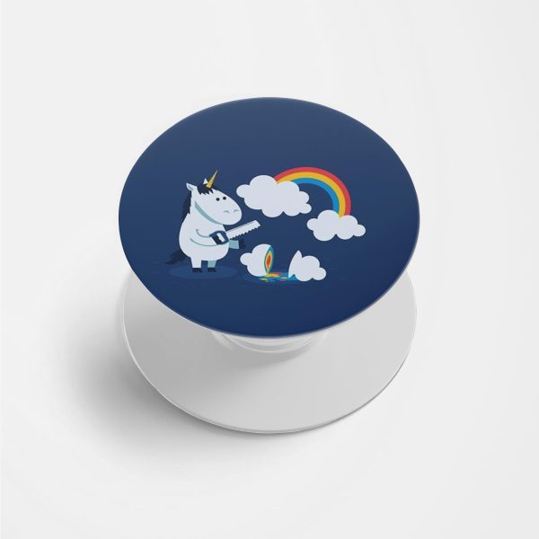 Minimal - Unicorn Printed Phone Grip Holder & Stand