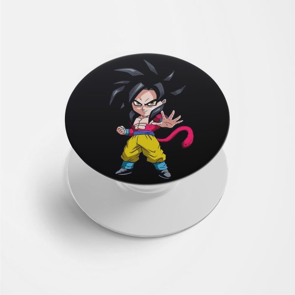 Goku Super Saiyan 4 Printed Phone Grip Holder & Stand