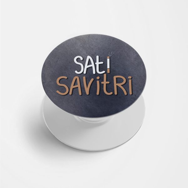 Sati Savitri Printed Phone Grip Holder & Stand