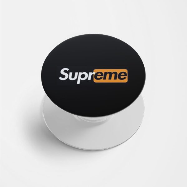 Supreme Brand  Printed Phone Grip Holder & Stand