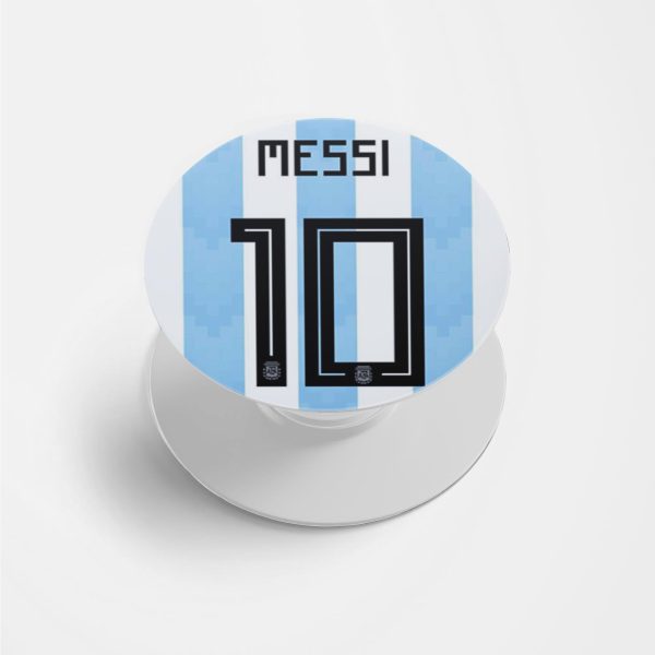 Messi Jersey 10 Printed Phone Grip Holder & Stand