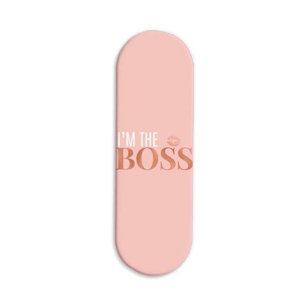 I'm the Boss Printed Slider Phone Grip Holder
