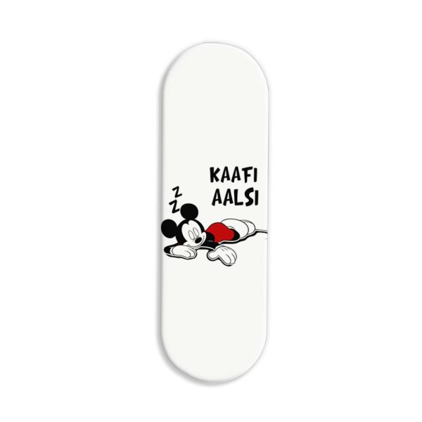 Mickey Mouse-Kaffi Aalsi Printed Slider Phone Grip Holder