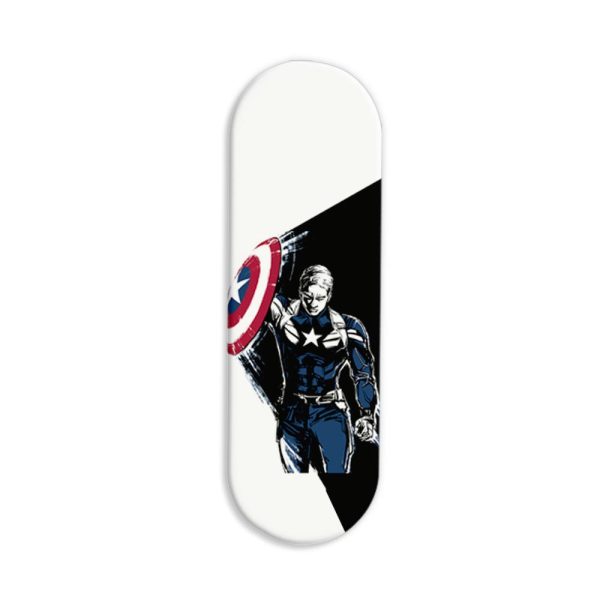 Captain America Printed Slider Phone Grip Holder